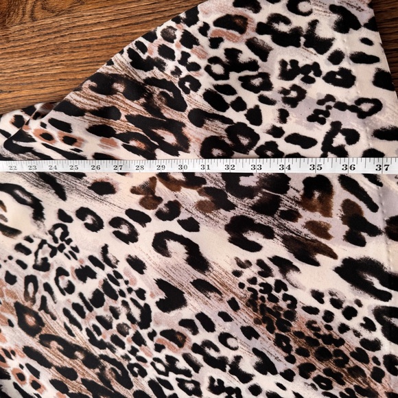 Studio One Animal Print Dress with Black Accents - Picture 10 of 12